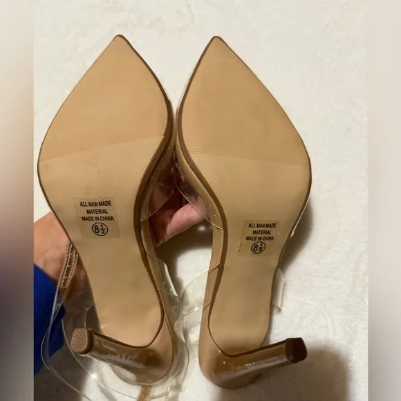 Transparent Nude Heels - Picture 2 of 4